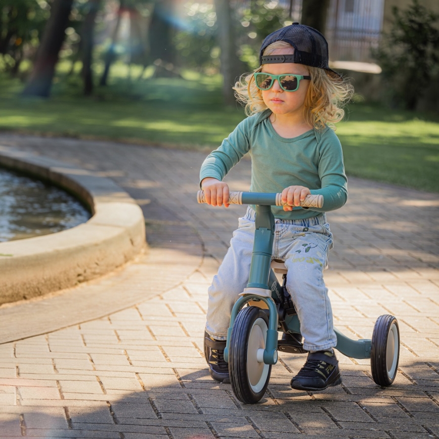 PETITE&MARS - Triciclo infantil 5en1 TURBO Misty Green