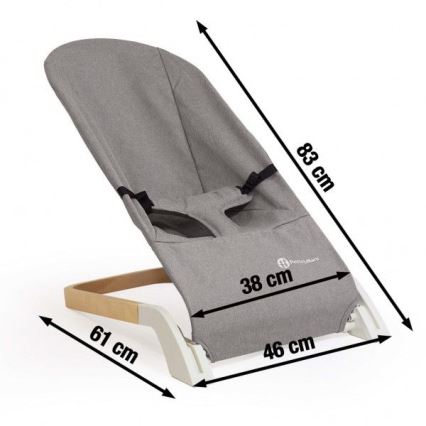 PETITE&MARS - Tumbona infantil CALMY gris