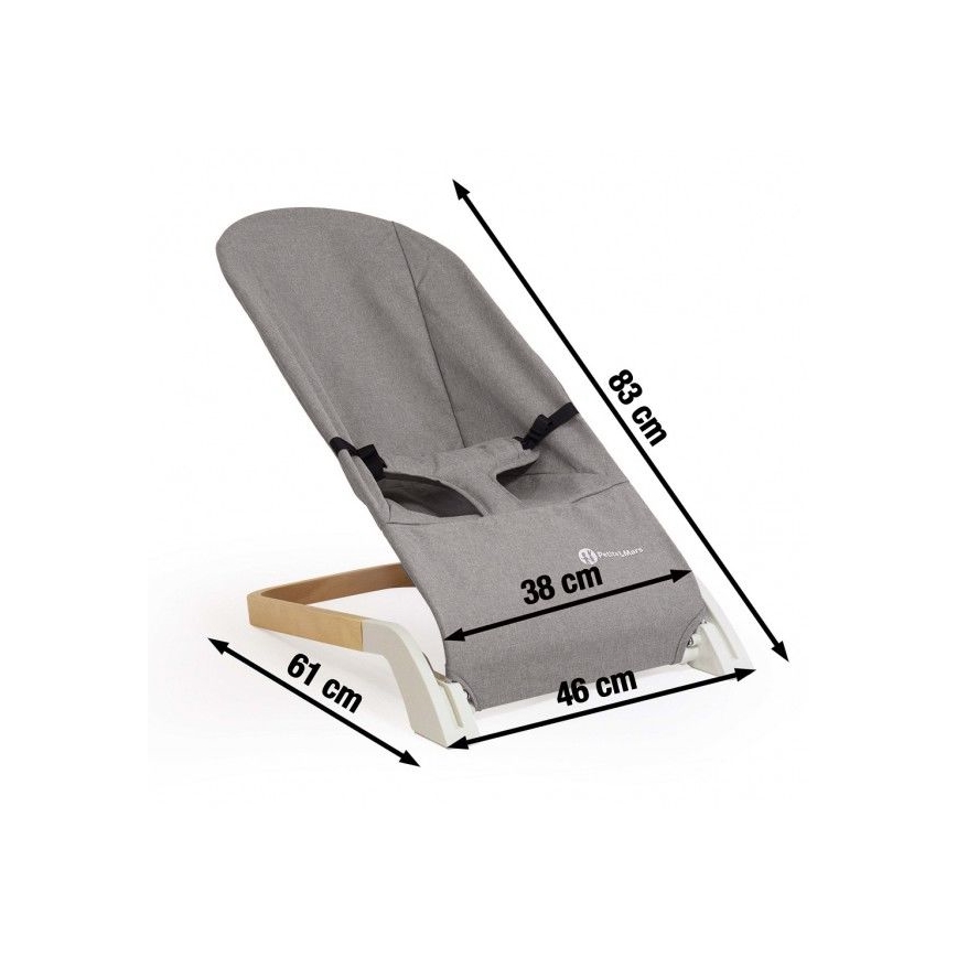 PETITE&MARS - Tumbona infantil CALMY gris