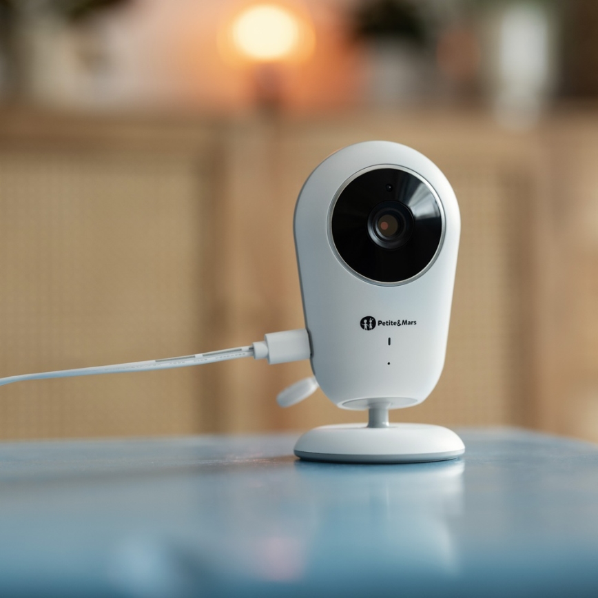 PETITE&MARS - Vigilabebés con monitor NANO 4.0 3,7V 1760 mAh