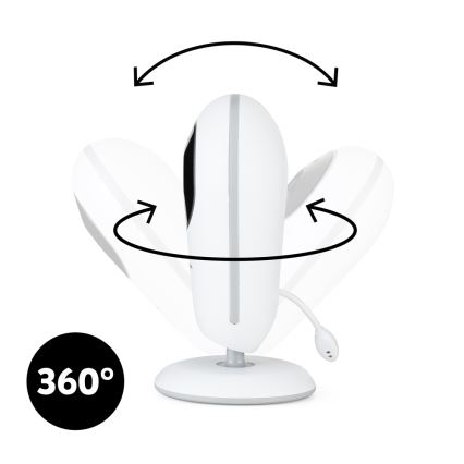 PETITE&MARS - Vigilabebés con monitor NANO 4.0 3,7V 1760 mAh