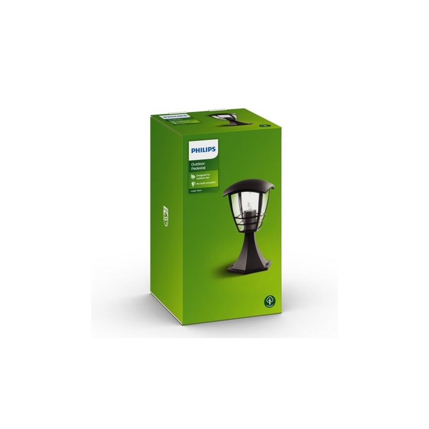 Philips - Lámpara de jardín 1xE27/60W/230V IP44