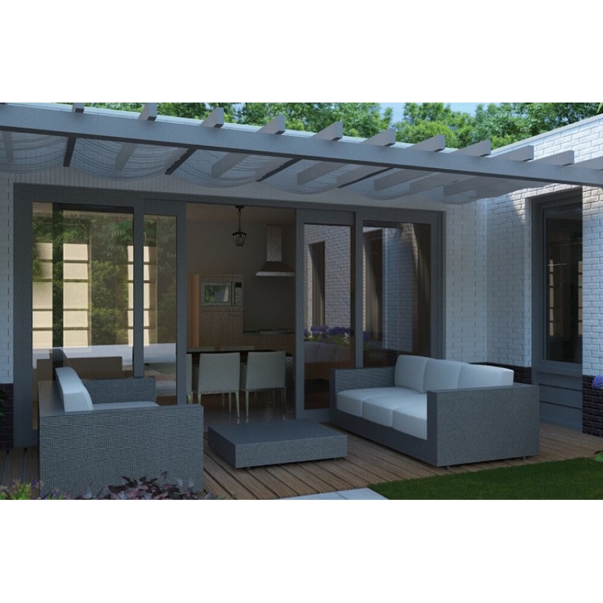 Philips - Lámpara de exterior 1xE27/60W/230V negro IP44