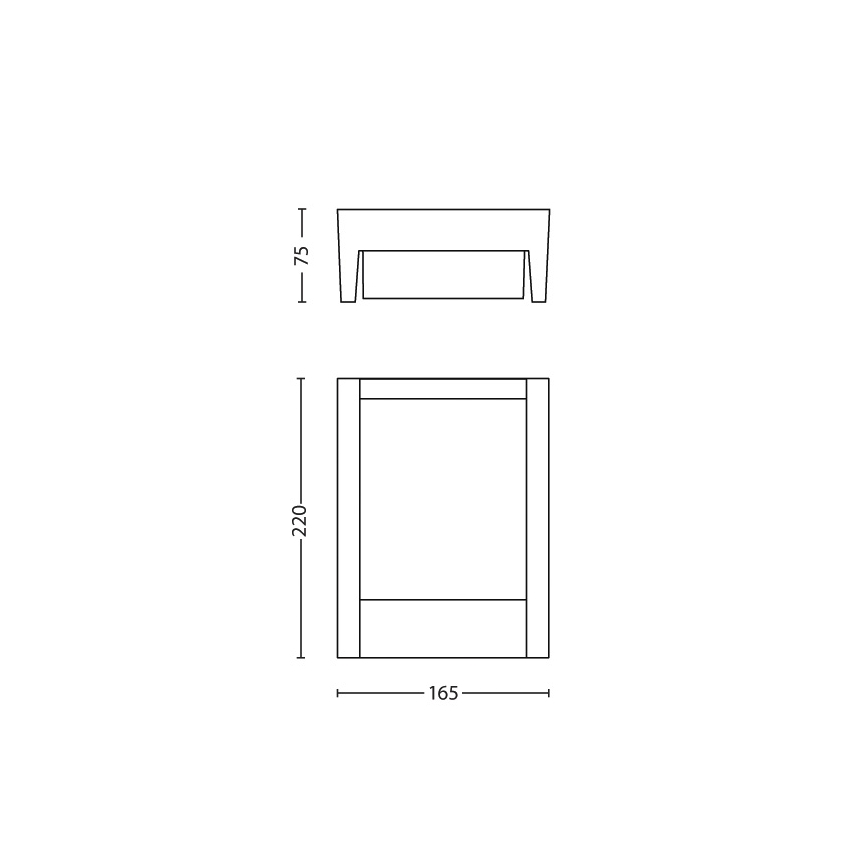 Philips - Aplique LED para exterior LED/6W/230V 2700K IP44