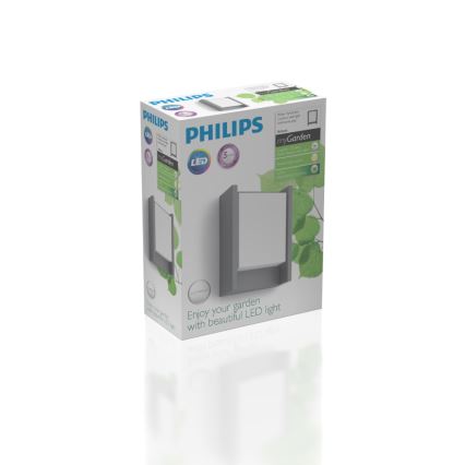 Philips - Aplique LED para exterior LED/6W/230V 2700K IP44