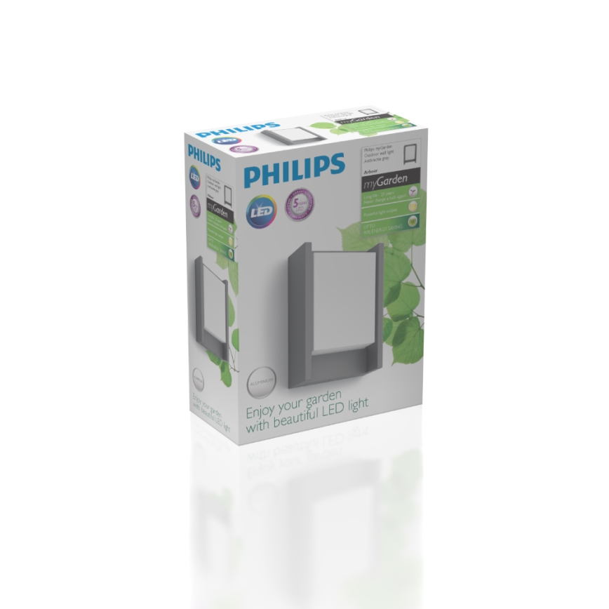Philips - Aplique LED para exterior LED/6W/230V 2700K IP44