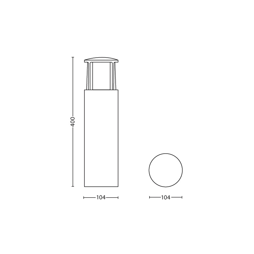 Philips - Lámpara LED de exterior 6W 230V IP44
