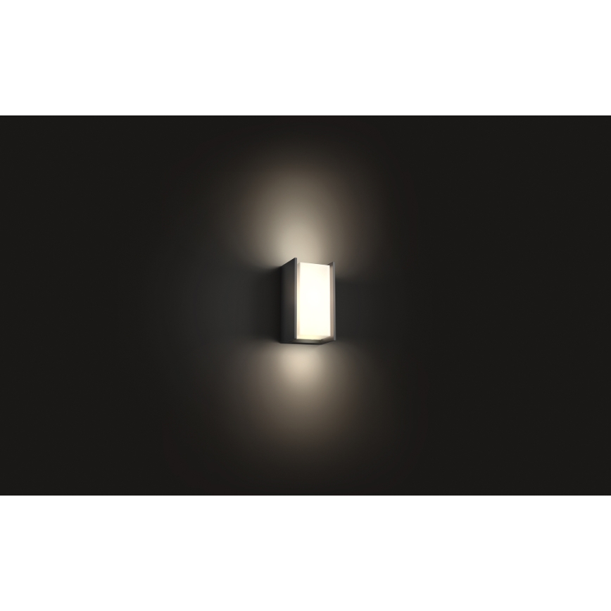 Philips - LED Aplique de exterior regulable Hue TURACO 1xE27/9,5W/230V IP44