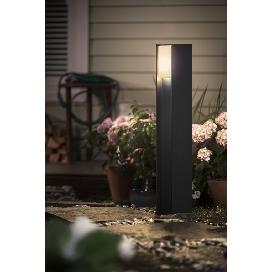 Philips 16474/93/P0 - Lámpara LED regulable exterior HUE TURACO 1xE27/9,5W/230V