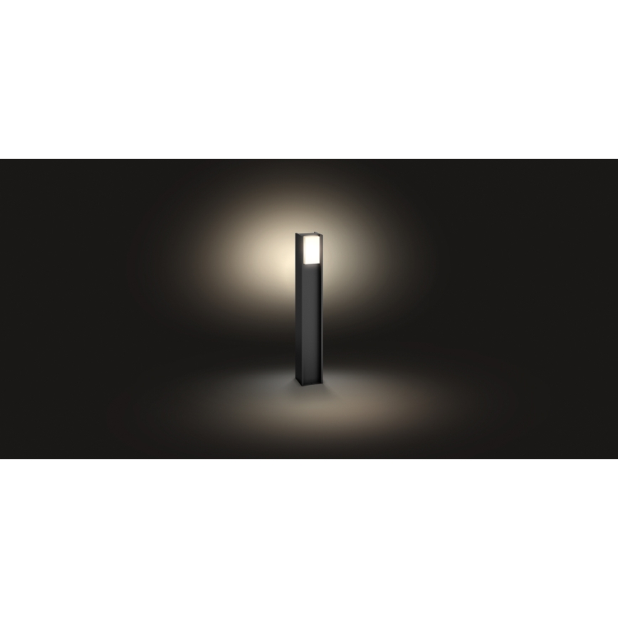 Philips - Lámpara LED regulable exterior Hue TURACO 1xE27/9,5W/230V IP44