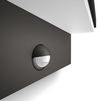 Philips 16484/93/P0 - Aplique LED exterior con sensor BUSTAN 2xLED/4,5W