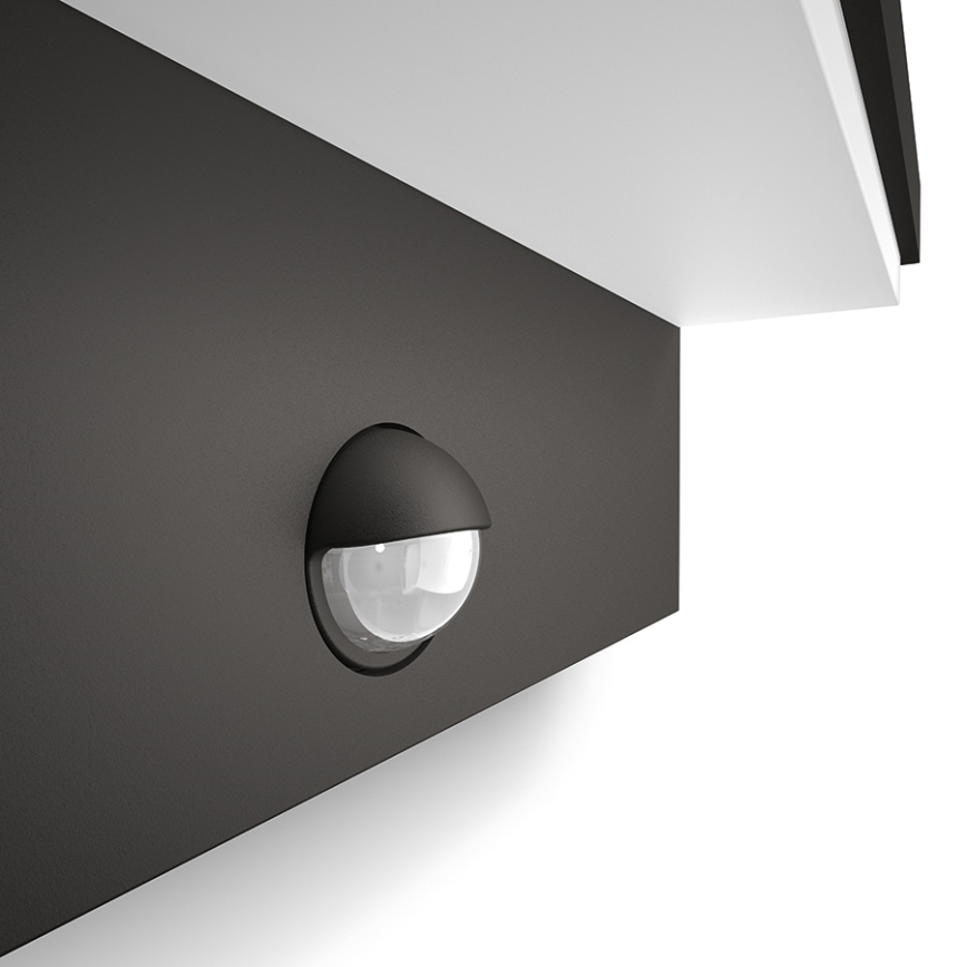 Philips 16484/93/P0 - Aplique LED exterior con sensor BUSTAN 2xLED/4,5W