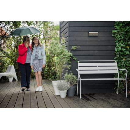Philips 16484/93/P0 - Aplique LED exterior con sensor BUSTAN 2xLED/4,5W