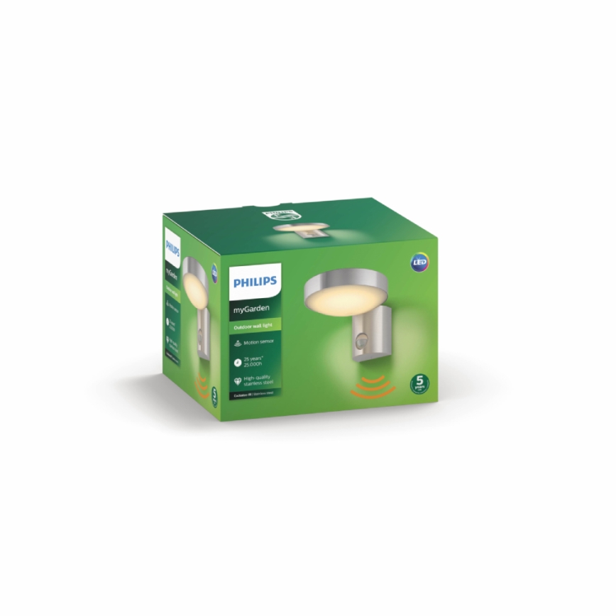 Philips 16491/47/P0 - Aplique LED exterior MYGARDEN COCKATOO LED/8W