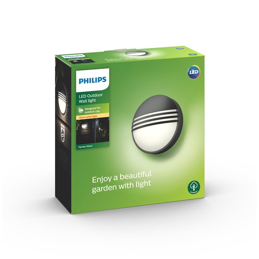 Philips - Lámpara exterior E27/60W/230V IP44