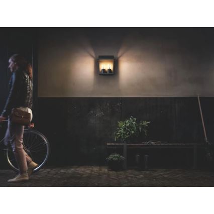 Philips - Aplique de exterior 2xE27/42W/230V IP44