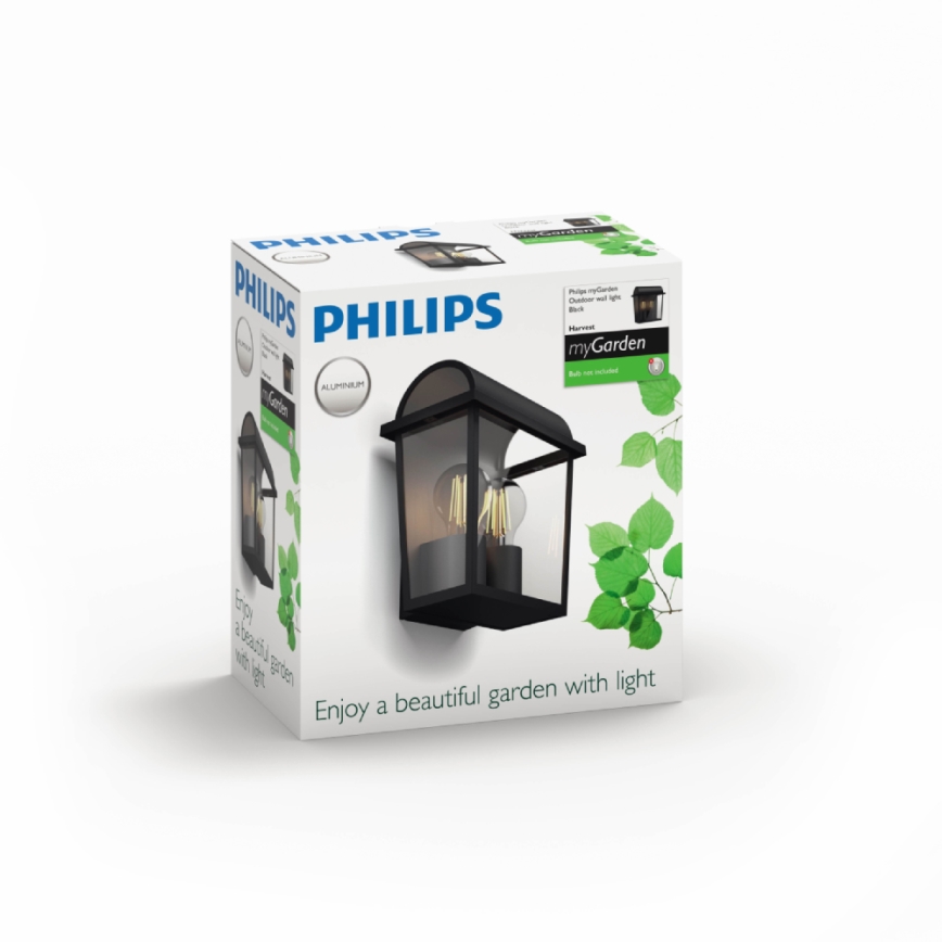 Philips - Aplique de exterior 2xE27/42W/230V IP44