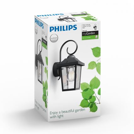 Philips - Lámpara exterior 1xE27/60W/230V IP44