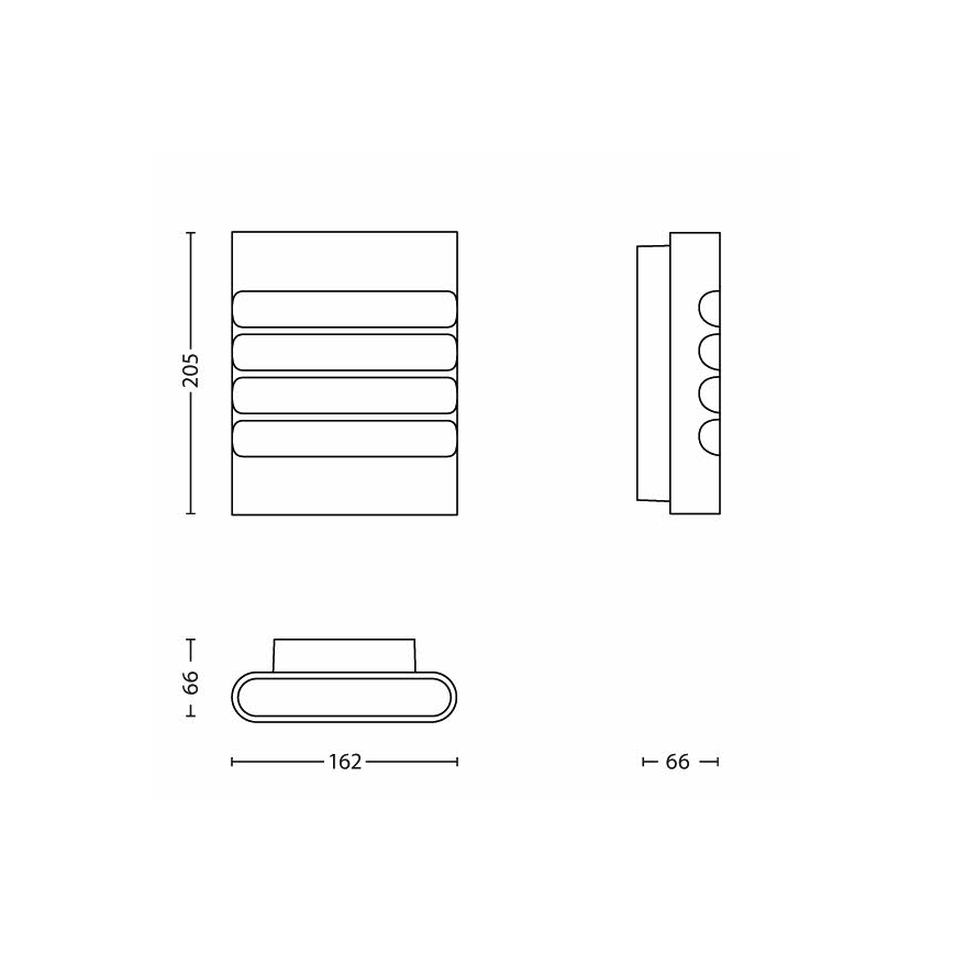 Philips - Luminaria LED para exterior, 3 W, 230 V, IP44