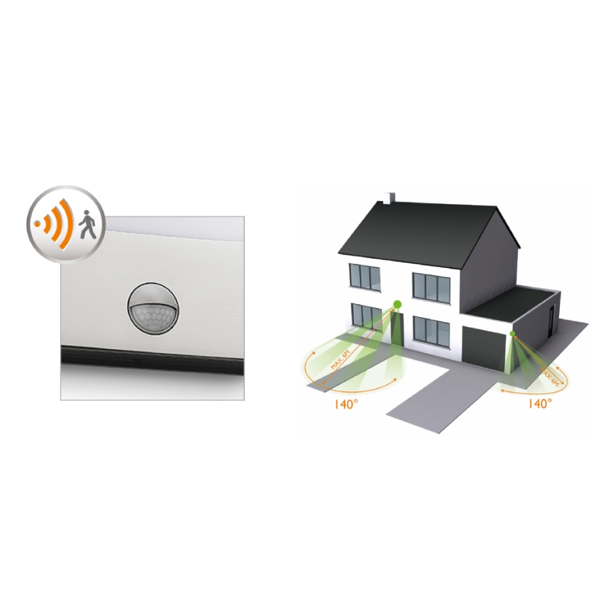 Philips - iluminación LED exterior con sensor LED/3W IP44