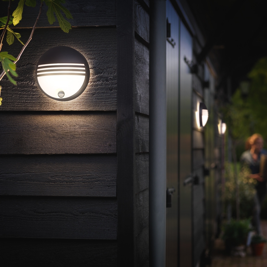 Philips - Iluminación exterior con sensor 1xLED/6W/230V