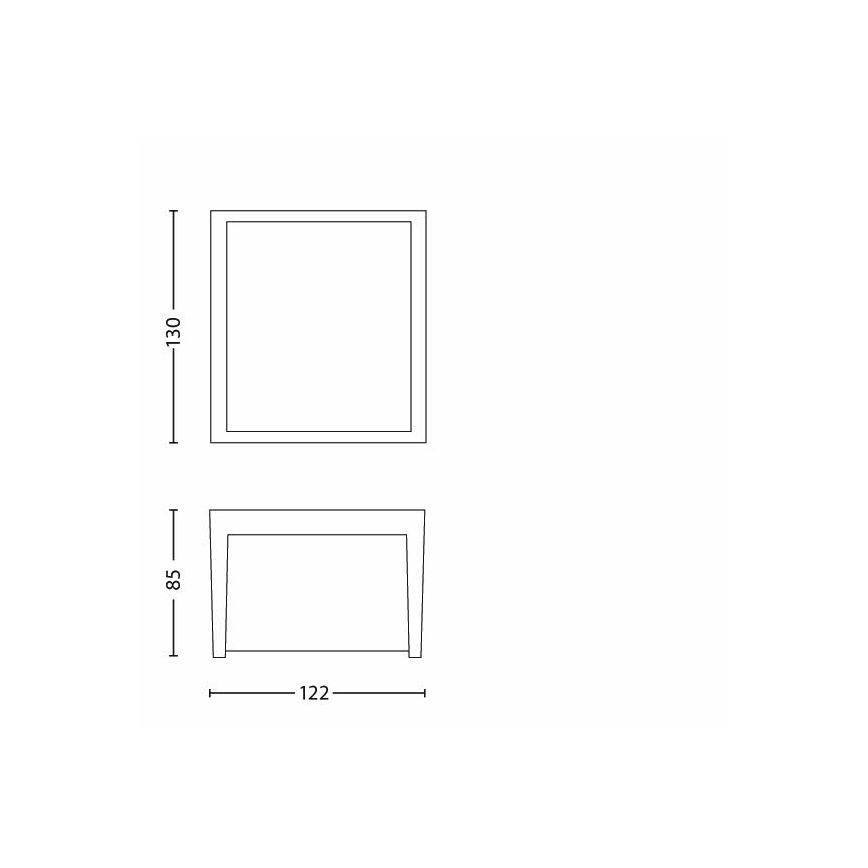 Philips - Aplique de exterior LED LED/3W/230V IP44 2700K