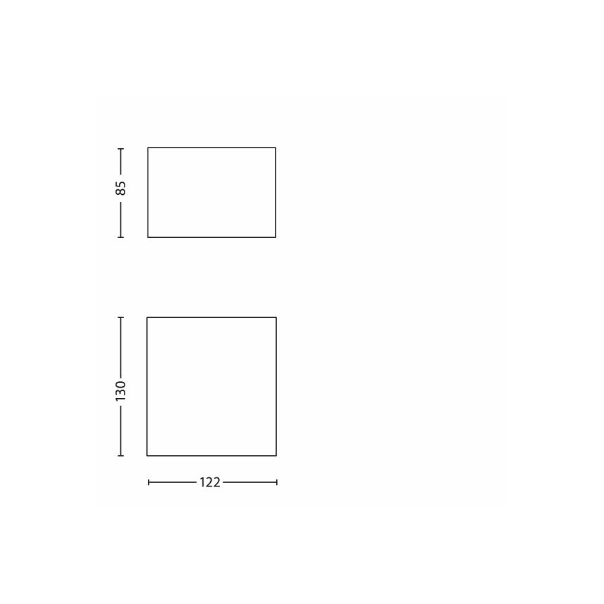 Philips - Aplique LED de exterior LED/3W/230V IP44