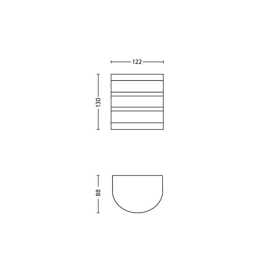 Philips - Iluminación exterior LED/3W/230V IP44