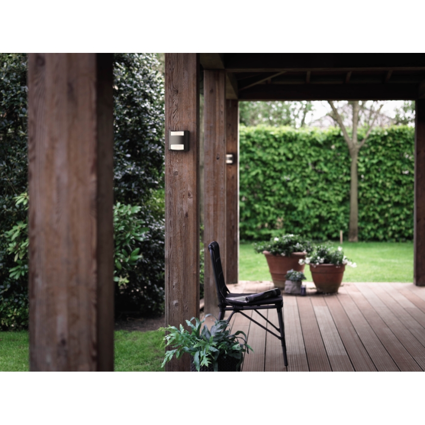 Philips - Aplique de exterior 2xLED/4,5W/230V IP44