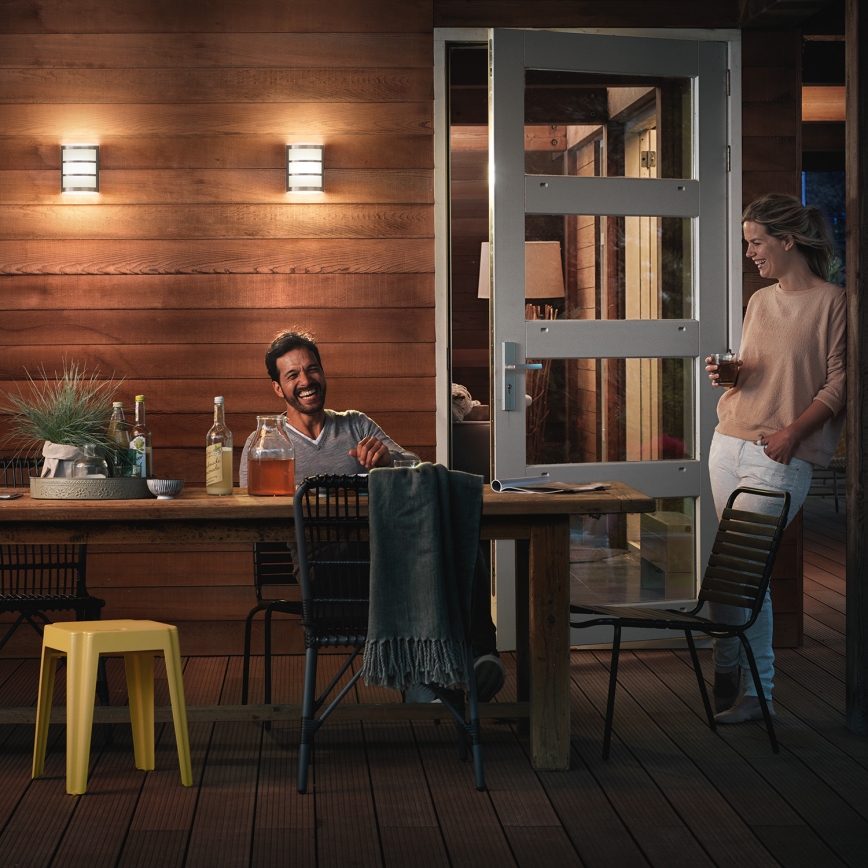 Philips - Aplique de pared exterior LED/6W/230V IP44