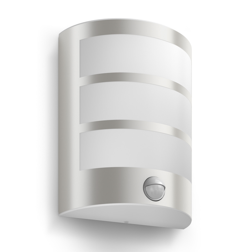 Philips - Luminaria exterior con sensor LED/6W/230V IP44