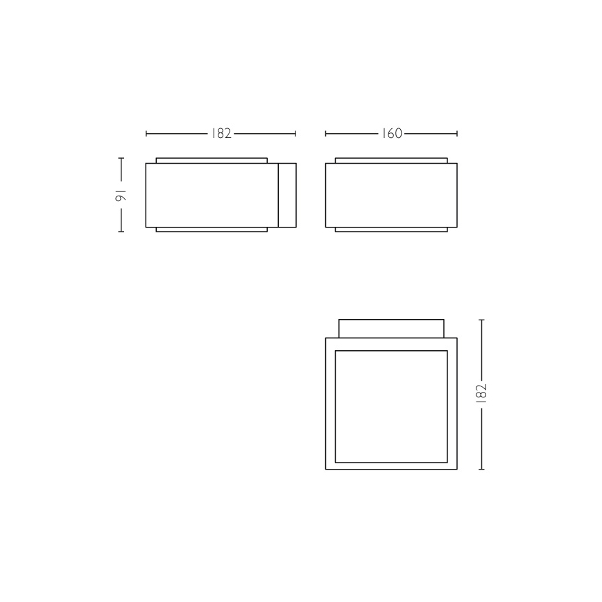 Philips - Aplique exterior E27/42W/230V IP44