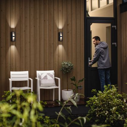 Philips - Aplique LED exterior 2xLED/4,5W IP44