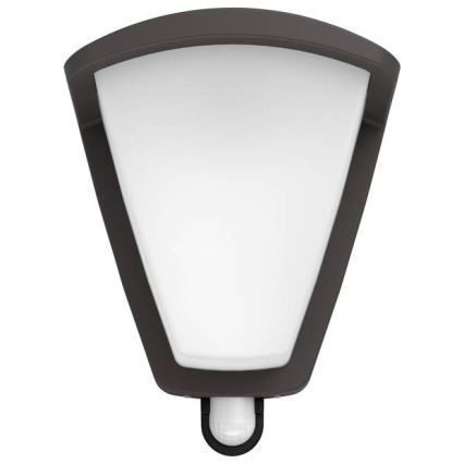 Philips 1738493PN - Aplique de exterior con sensor KISKADEE 1xE27/42W/230V IP44