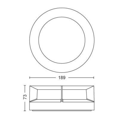 Philips - LED Lámpara exterior LED/12W/230V IP44