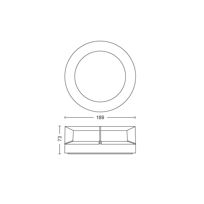 Philips - LED Lámpara exterior LED/12W/230V IP44