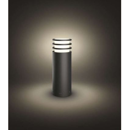 Philips 17402/93/P0 - Lámpara LED regulable exterior HUE LUCCA 1xE27/9,5W/230V