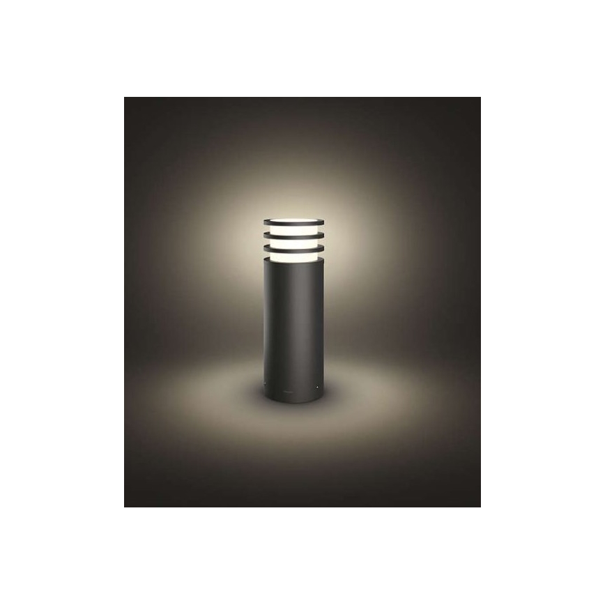 Philips 17402/93/P0 - Lámpara LED regulable exterior HUE LUCCA 1xE27/9,5W/230V