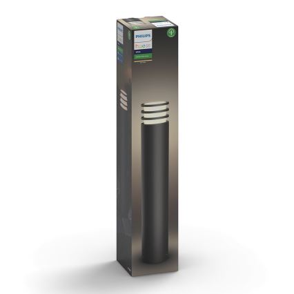 Philips 17403/93/P0 - Lámpara LED regulable exterior HUE LUCCA 1xE27/9,5W/230V