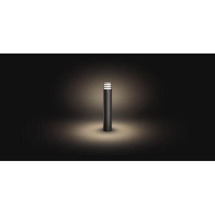 Philips - Lámpara LED regulable de exterior Hue LUCCA 1xE27/9,5W/230V IP44