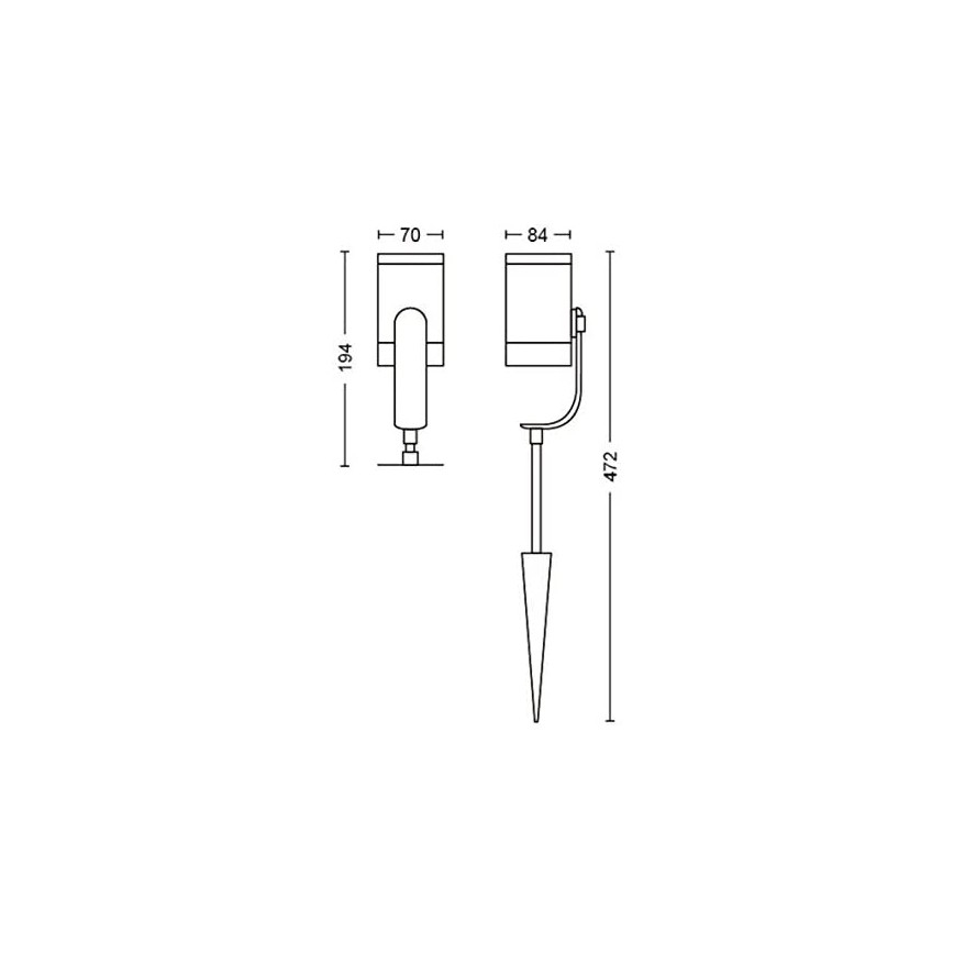 Philips - SET de 3 focos LED Hue LILY 3xLED/8W/230V IP65