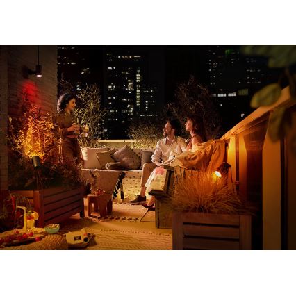 Philips - Foco exterior LED RGB Hue LILY LED/8W/230V IP65