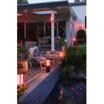 Philips - LED RGBW Aplique de exterior regulable Hue IMPRESS 2xLED/8W/230V 2000-6500K IP44