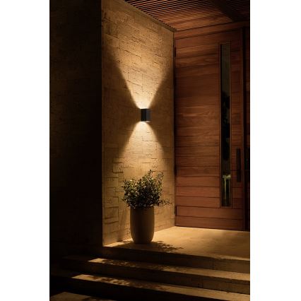 Philips - LED RGBW Aplique de exterior regulable Hue RESONATE 2xLED/8W/230V 2000-6500K IP44