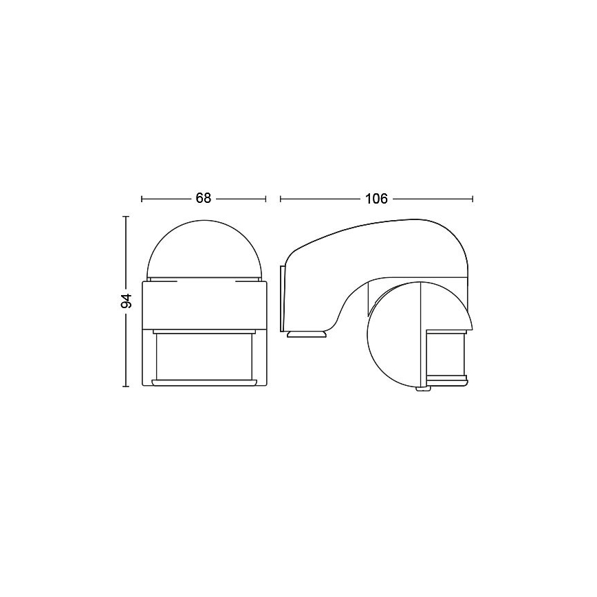 Philips - Sensor de movimiento exterior IP44 blanco