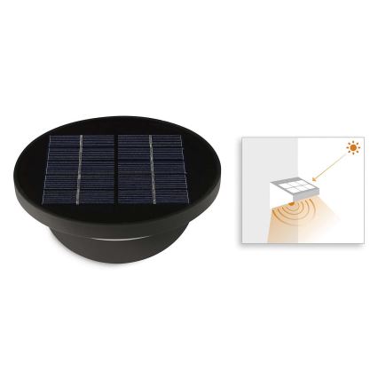 Philips - Iluminación LED solar exterior con sensor 1xLED/1W/3,7V IP44