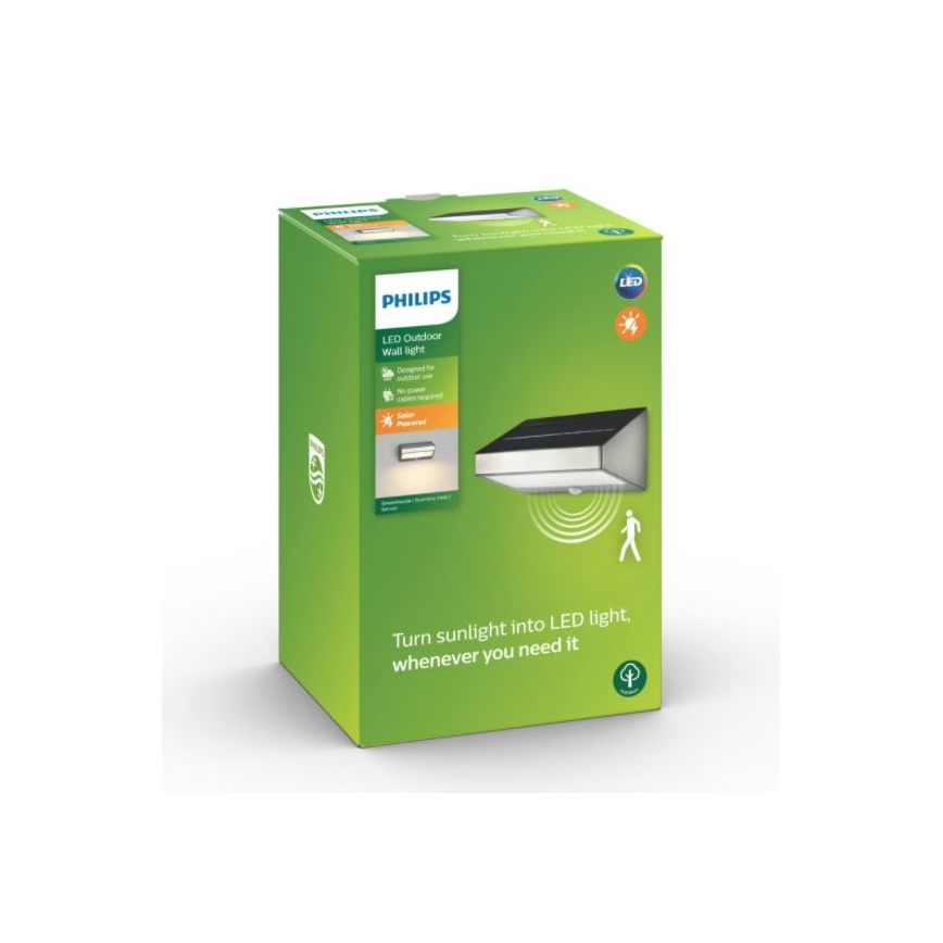 Philips 17811/47/16 - Iluminación LED solar con sensor MYGARDEN GREENHOUSE LED/15W IP44