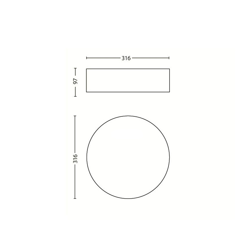 Philips - Plafón 2xE27/23W/230V