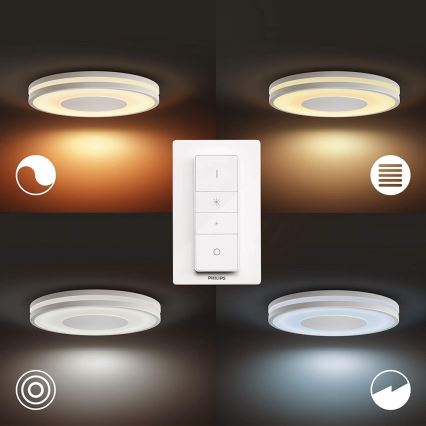 Philips - Luminaria LED regulable Hue BEING LED/27W/230V + mando a distancia