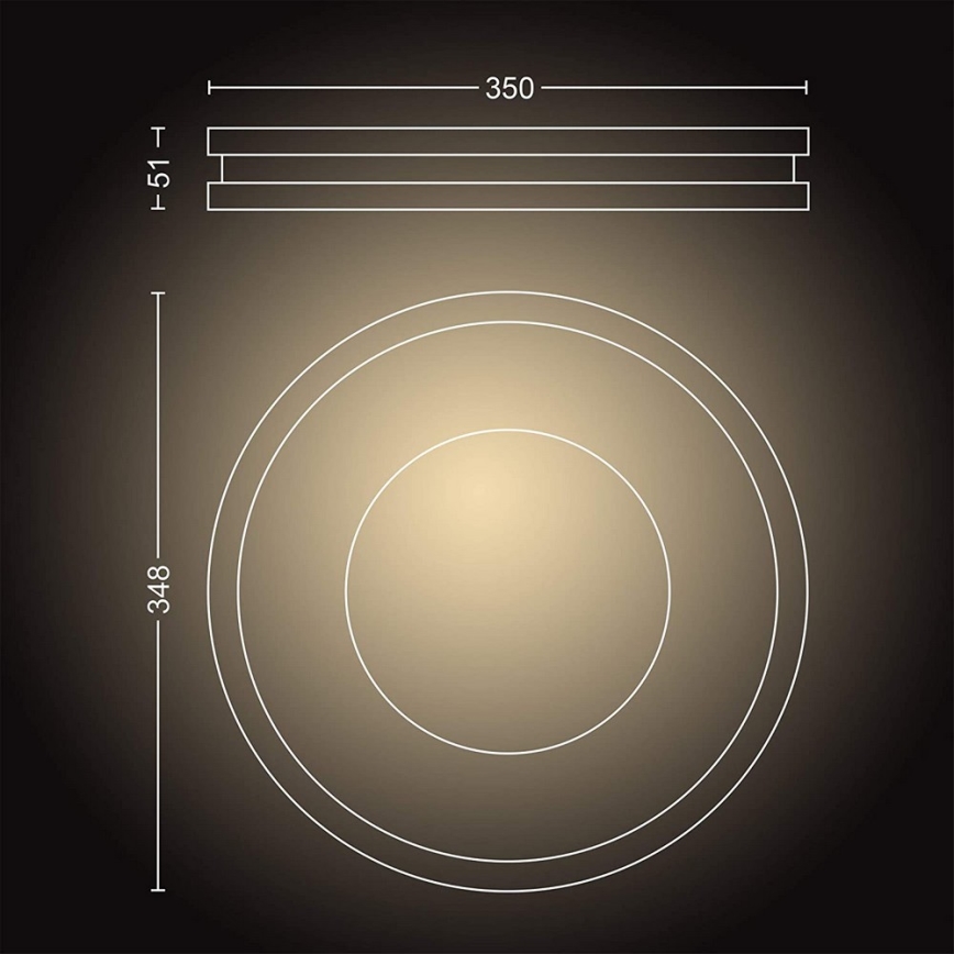 Philips - Lámpara LED regulable Hue BEING LED/27W/230V + mando a distancia